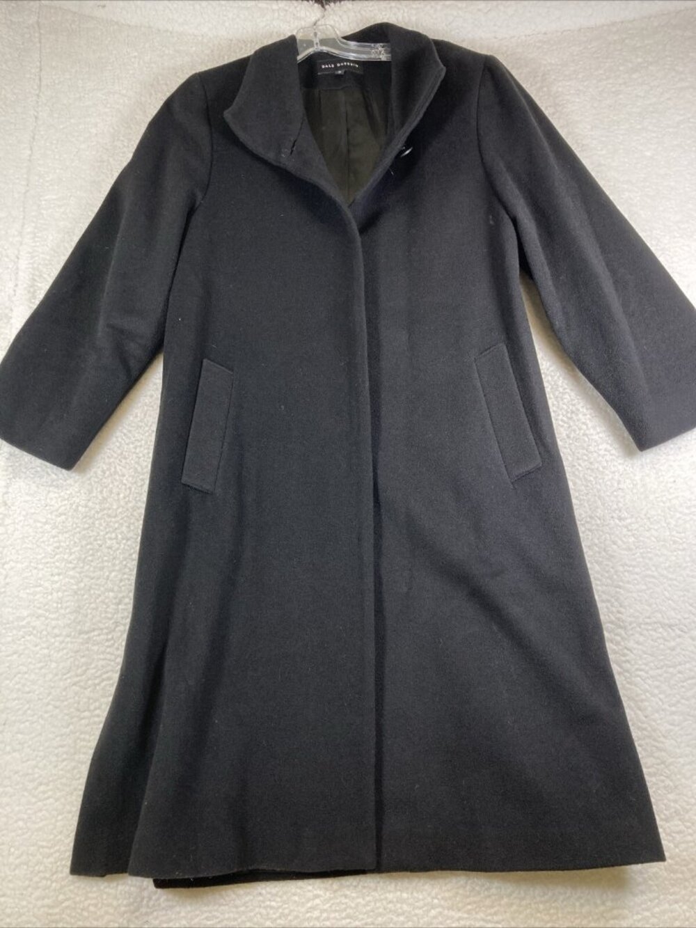 Dale Dressin Amicale Pure Cashmere Coat Black Size 8